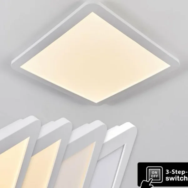 hofstein Plafonnier Siguna LED Blanc, 1 lumière* Lampes Modernes