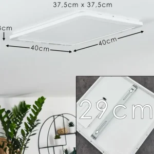 hofstein Plafonnier Siguna LED Blanc, 1 lumière* Lampes Modernes