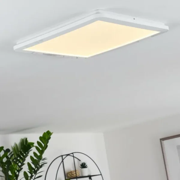 hofstein Plafonnier Siguna LED Blanc, 1 lumière* Lampes Modernes