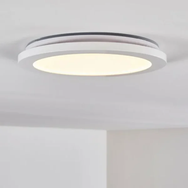 hofstein Plafonnier Siguna LED Blanc, 1 lumière* Lampes Modernes