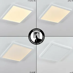 hofstein Plafonnier Siguna LED Blanc, 1 lumière* Lampes Modernes