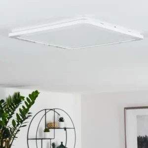 hofstein Plafonnier Siguna LED Blanc, 1 lumière* Lampes Modernes