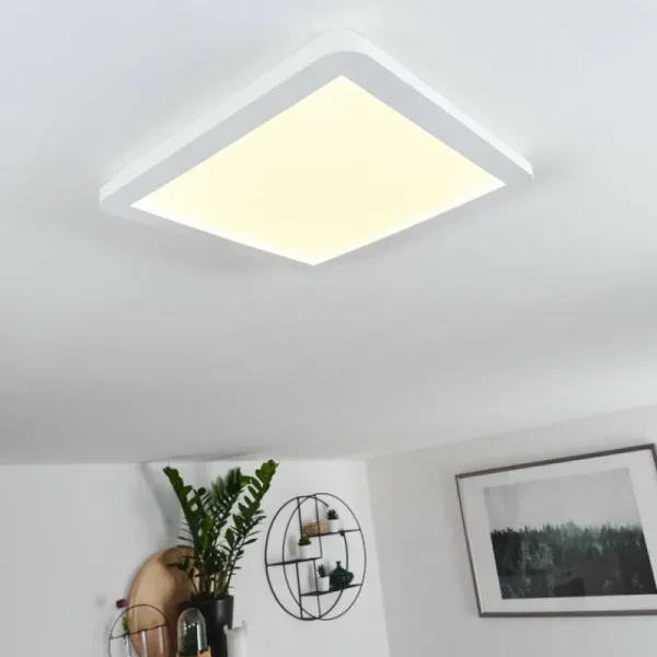 hofstein Plafonnier Siguna LED Blanc, 1 lumière* Lampes Modernes