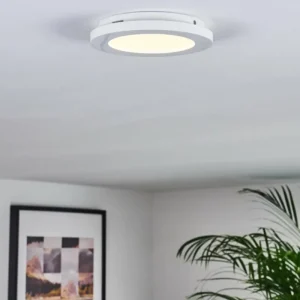 hofstein Plafonnier Siguna LED Blanc, 1 lumière* Lampes Modernes