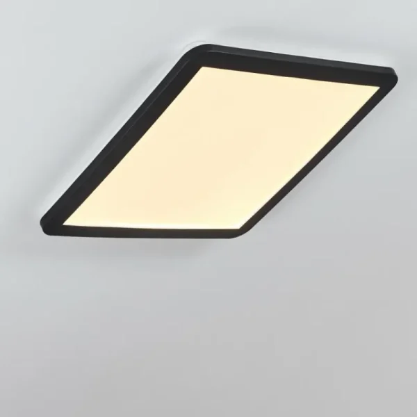 hofstein Plafonnier Siguna LED Noir, Blanc, 1 lumière* Lampes Modernes