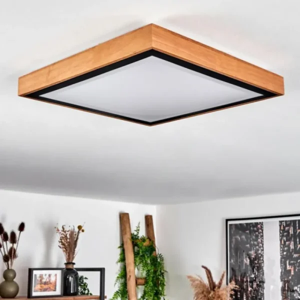hofstein Plafonnier Sobredo LED Écru, Noir, 1 lumière* Lampes Modernes