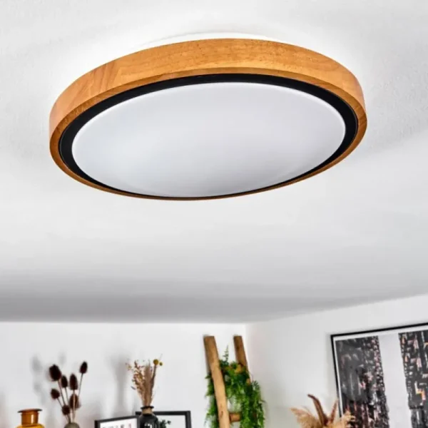 hofstein Plafonnier Sobredo LED Écru, Noir, Blanc, 1 lumière* Lampes Modernes