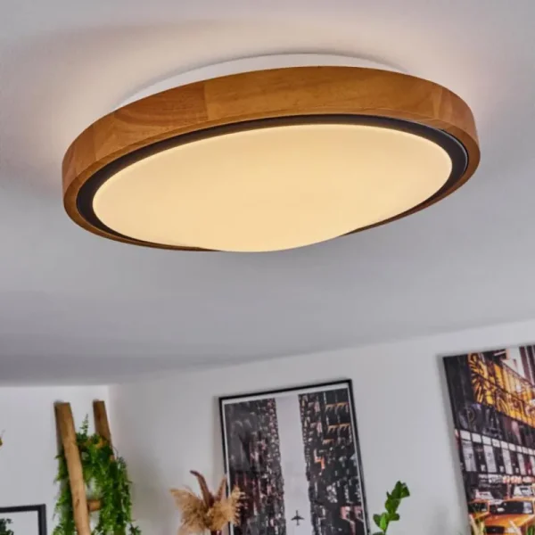 hofstein Plafonnier Sobredo LED Écru, Noir, Blanc, 1 lumière* Lampes Modernes