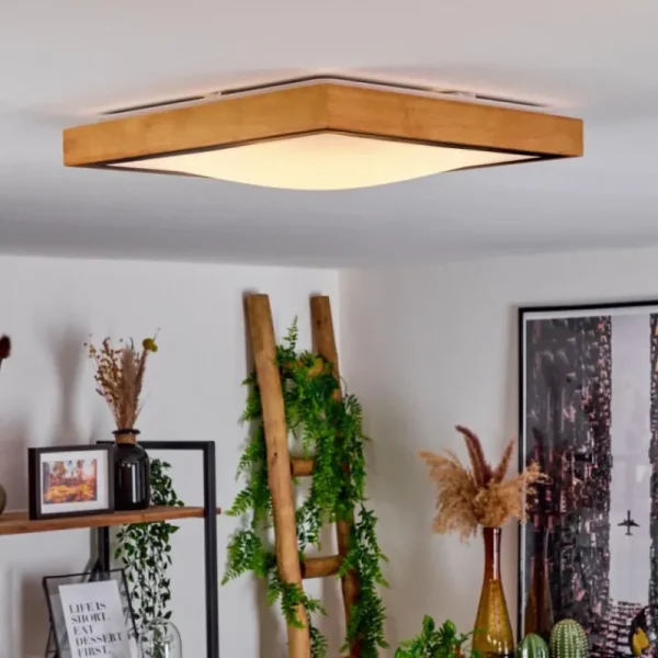 hofstein Plafonnier Sobredo LED Écru, Noir, 1 lumière* Lampes Modernes