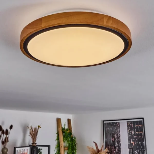 hofstein Plafonnier Sobredo LED Écru, Noir, Blanc, 1 lumière* Lampes Modernes