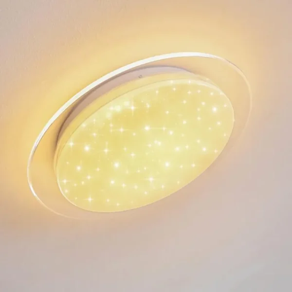hofstein Plafonnier Soleil LED Blanc, 1 lumière* Lampes Modernes