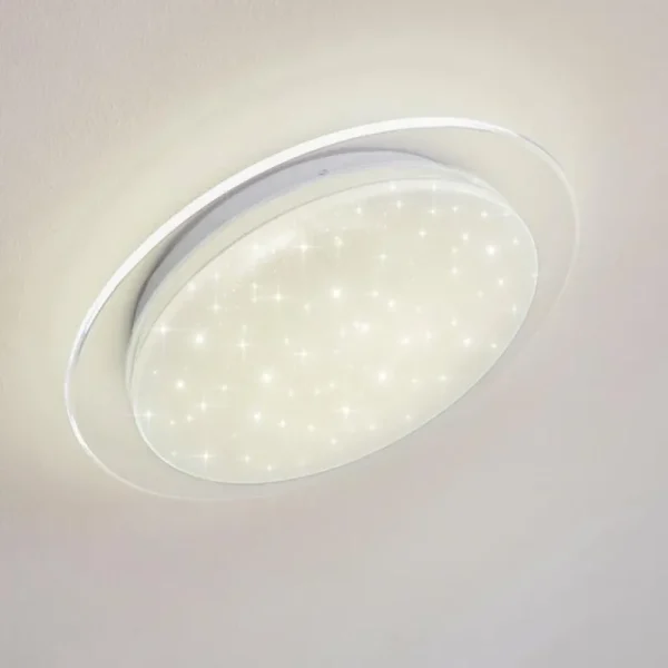 hofstein Plafonnier Soleil LED Blanc, 1 lumière* Lampes Modernes