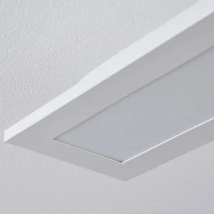 hofstein Plafonnier Sordos LED Blanc, 1 lumière, Détecteur de mouvement* Lampes Modernes