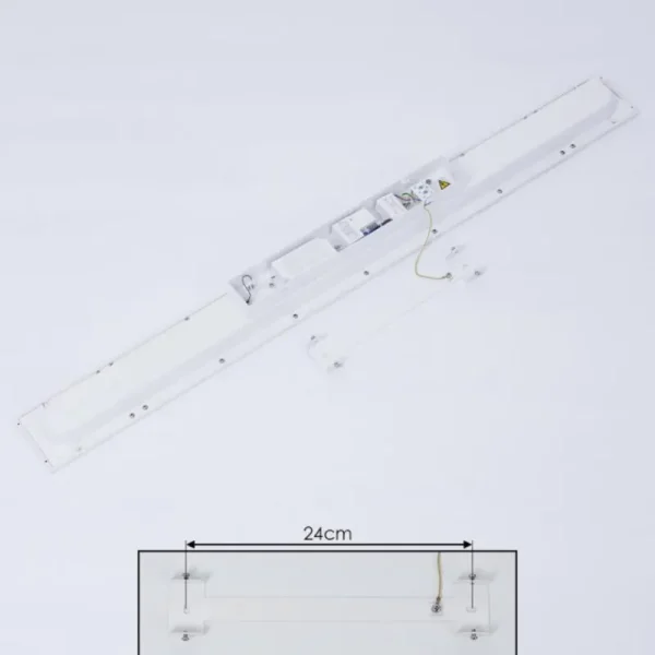 hofstein Plafonnier Sordos LED Blanc, 1 lumière, Détecteur de mouvement* Lampes Modernes