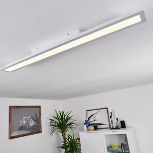 hofstein Plafonnier Sordos LED Blanc, 1 lumière, Détecteur de mouvement* Lampes Modernes