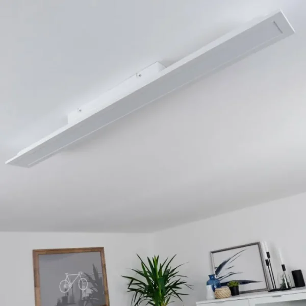 hofstein Plafonnier Sordos LED Blanc, 1 lumière, Détecteur de mouvement* Lampes Modernes