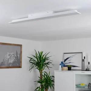 hofstein Plafonnier Sordos LED Blanc, 1 lumière, Détecteur de mouvement* Lampes Modernes