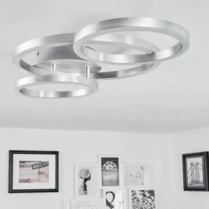 hofstein Plafonnier Sorte LED Nickel mat, 1 lumière* Lampes Modernes