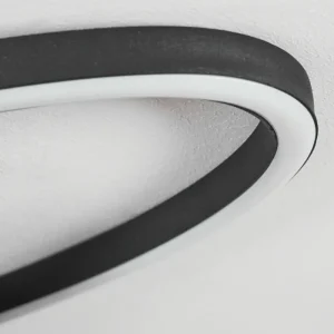 hofstein Plafonnier Sorte LED Noir, Blanc, 1 lumière* Lampes Modernes