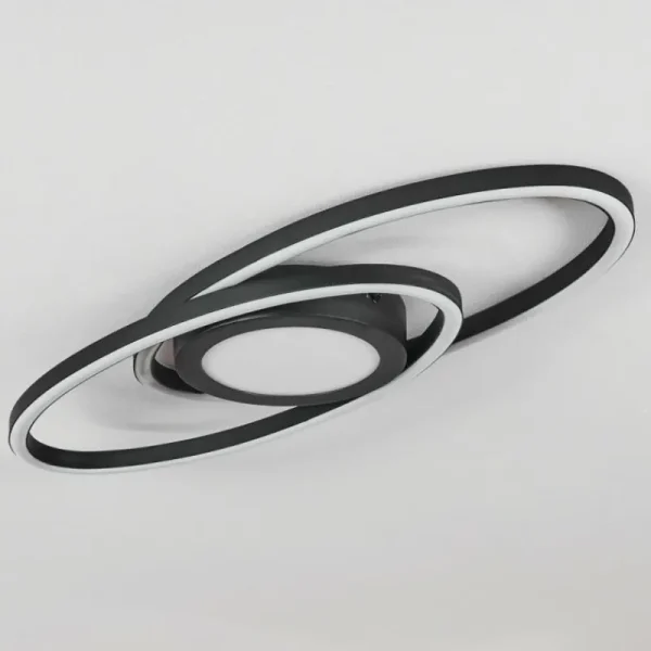 hofstein Plafonnier Sorte LED Noir, Blanc, 1 lumière* Lampes Modernes