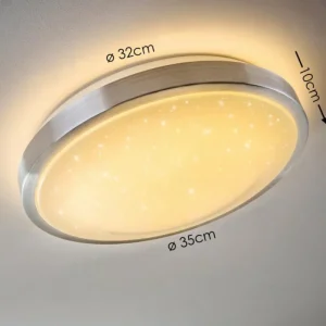 hofstein Plafonnier Star LED Blanc, 1 lumière* Lampes Modernes