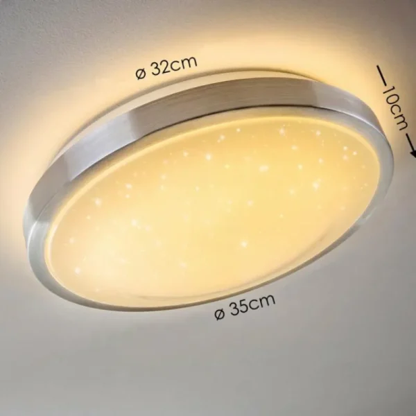 hofstein Plafonnier Star LED Blanc, 1 lumière* Lampes Modernes