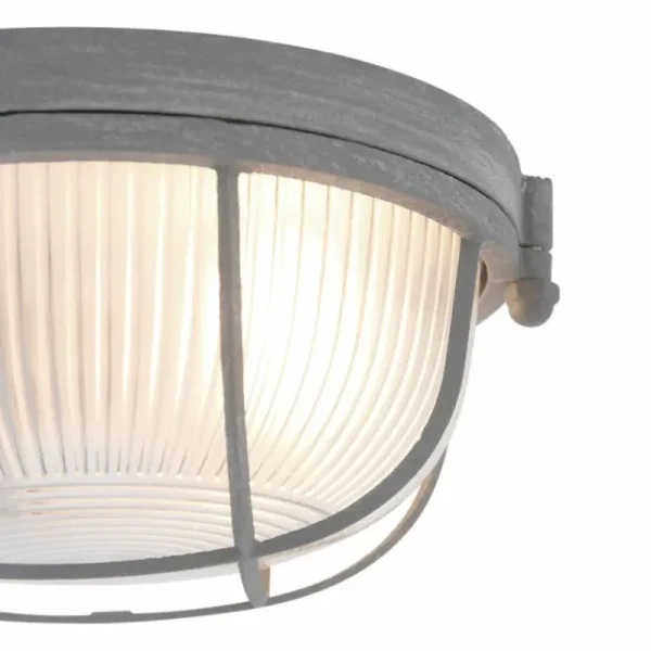 Luminaires Steinhauer Plafonnier Steinhauer Mexlite Gris, 1 lumière* Lampes En Verre