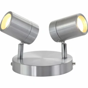 Luminaires Steinhauer Plafonnier Steinhauer Upround LED Gris, Nickel mat, 2 lumières* Lampes En Verre