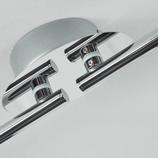 hofstein Plafonnier Stranderod Chrome, 4 lumières* Lampes Modernes