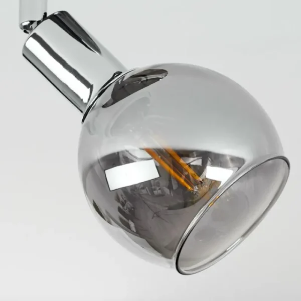hofstein Plafonnier Stranderod Chrome, 1 lumière* Lampes Modernes