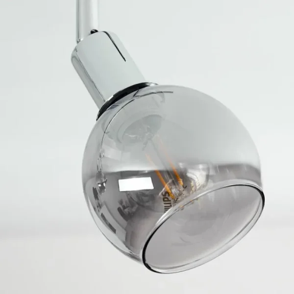 hofstein Plafonnier Stranderod Chrome, 4 lumières* Lampes Modernes