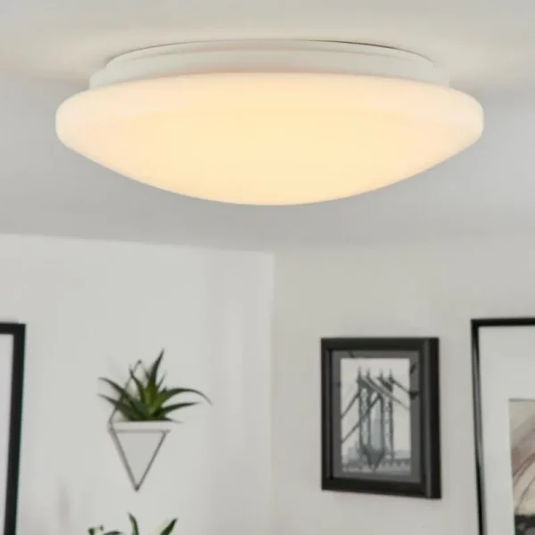 hofstein Plafonnier Stungchhveng LED Blanc, 1 lumière* Lampes Modernes