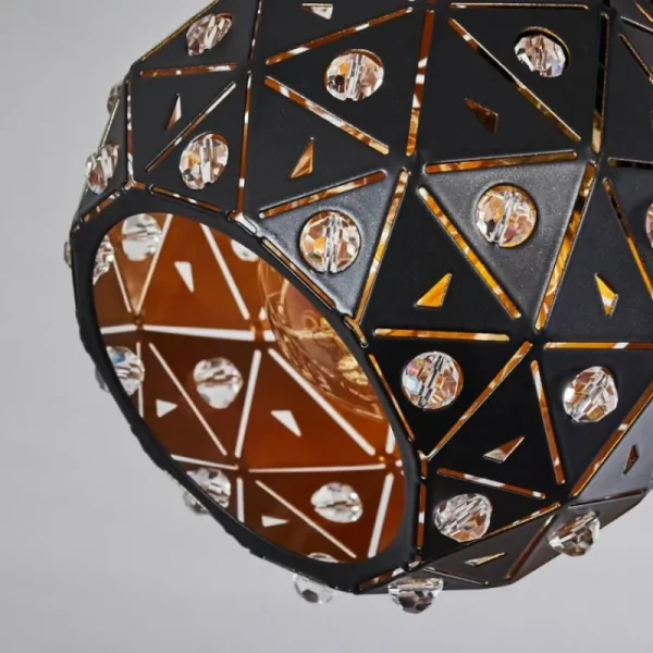 hofstein Plafonnier Sunasau Noir, 2 lumières* Lampes Modernes
