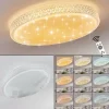 hofstein Plafonnier Suno LED Transparent, Blanc, 1 lumière, Télécommandes* Lampes Modernes