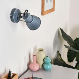 hofstein Plafonnier Susus Gris, 1 lumière* Lampes Modernes