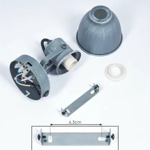 hofstein Plafonnier Susus Gris, 1 lumière* Lampes Modernes
