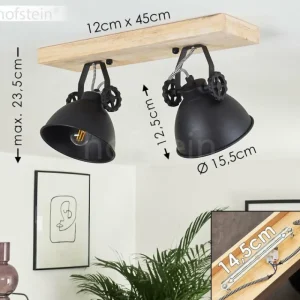 hofstein Plafonnier Svanfolk Bois clair, 2 lumières* Lampes Modernes