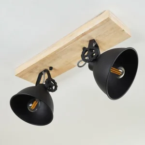 hofstein Plafonnier Svanfolk Bois clair, 2 lumières* Lampes Modernes