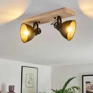 hofstein Plafonnier Svanfolk Bois clair, 2 lumières* Lampes Modernes