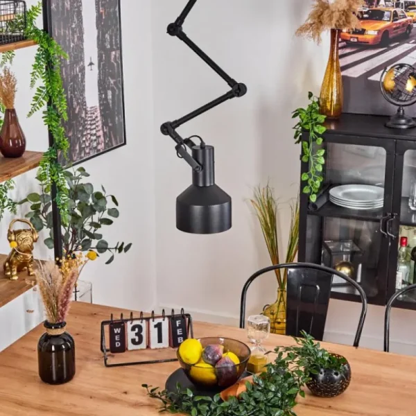 hofstein Plafonnier Tablazos Noir, 1 lumière* Lampes Modernes