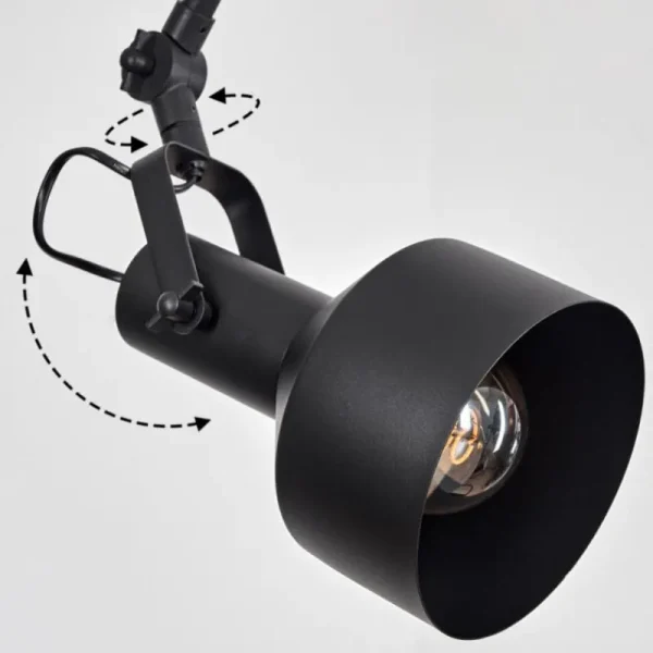 hofstein Plafonnier Tablazos Noir, 1 lumière* Lampes Modernes