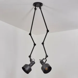 hofstein Plafonnier Tablazos Noir, 2 lumières* Lampes Modernes