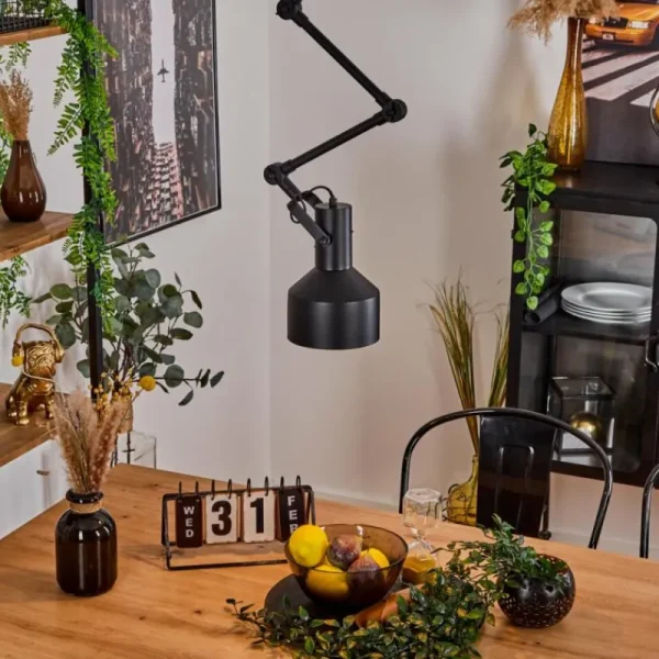 hofstein Plafonnier Tablazos Noir, 1 lumière* Lampes Modernes