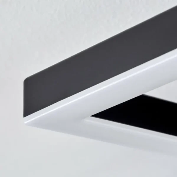 hofstein Plafonnier Taboneira LED Brun foncé, Noir, 2 lumières* Lampes Modernes