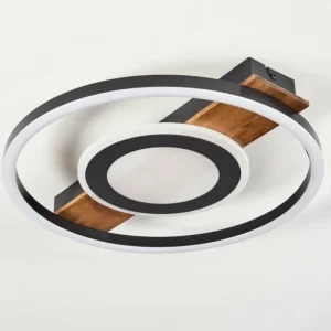 hofstein Plafonnier Taboneira LED Noir, 1 lumière* Lampes Modernes