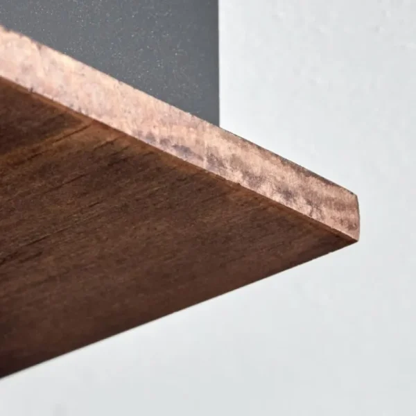 hofstein Plafonnier Taboneira LED Brun foncé, Noir, 2 lumières* Lampes Modernes