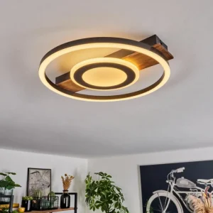 hofstein Plafonnier Taboneira LED Noir, 1 lumière* Lampes Modernes