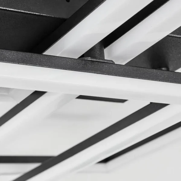 hofstein Plafonnier Taleta LED Noir, 1 lumière* Lampes Modernes