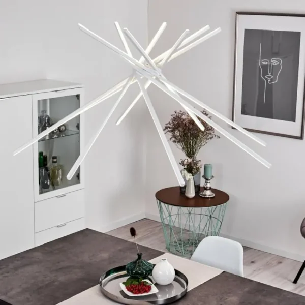 hofstein Plafonnier Teles LED Blanc, 1 lumière* Lampes Modernes