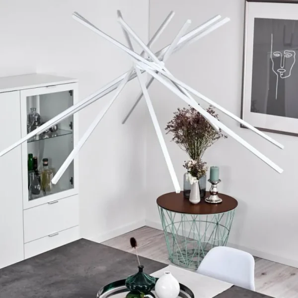 hofstein Plafonnier Teles LED Blanc, 1 lumière* Lampes Modernes